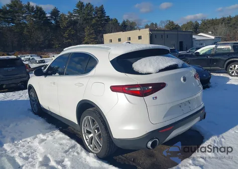 2018 Alfa Romeo Stelvio Ti Awd from USA, damaged, VIN ZASFAKBN7J7B73770